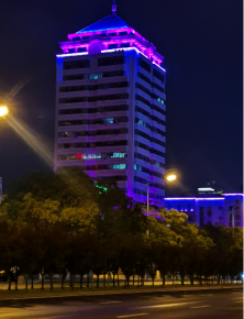 威(wei)海(hai)衞(wei)生大廈(sha)亱景亮化(hua)
